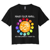 The Dot - Make Your Mark  Women's Crop Top Tee