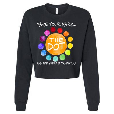 The Dot - Make Your Mark  Cropped Pullover Crew