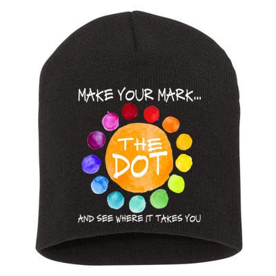 The Dot - Make Your Mark  Short Acrylic Beanie