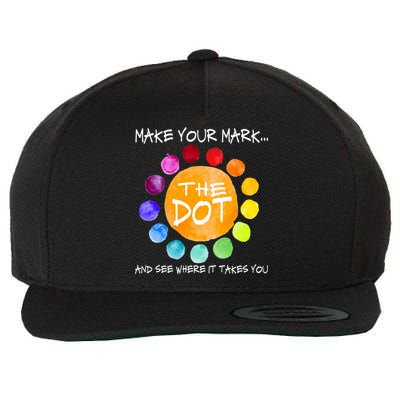 The Dot - Make Your Mark  Wool Snapback Cap