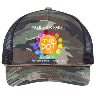 The Dot - Make Your Mark  Retro Rope Trucker Hat Cap