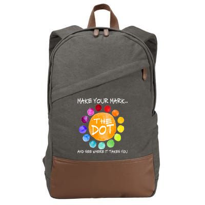 The Dot - Make Your Mark  Cotton Canvas Backpack