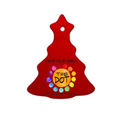 The Dot - Make Your Mark  Ceramic Tree Ornament