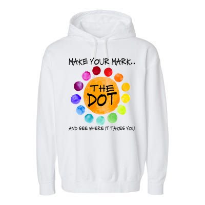 The Dot - Make Your Mark  Garment-Dyed Fleece Hoodie