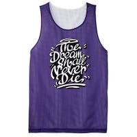 The Dream Shall Never Die Mesh Reversible Basketball Jersey Tank