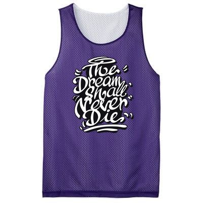 The Dream Shall Never Die Mesh Reversible Basketball Jersey Tank