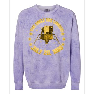 The Eagle Has Landed July 20 1969 Colorblast Crewneck Sweatshirt