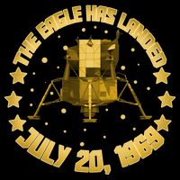 The Eagle Has Landed July 20 1969 Cooling Performance Crew T-Shirt