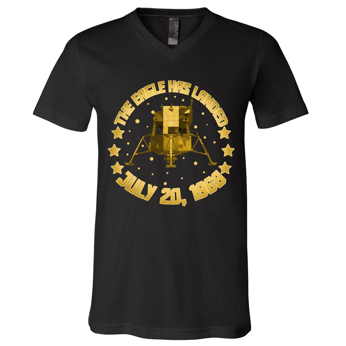 The Eagle Has Landed July 20 1969 V-Neck T-Shirt