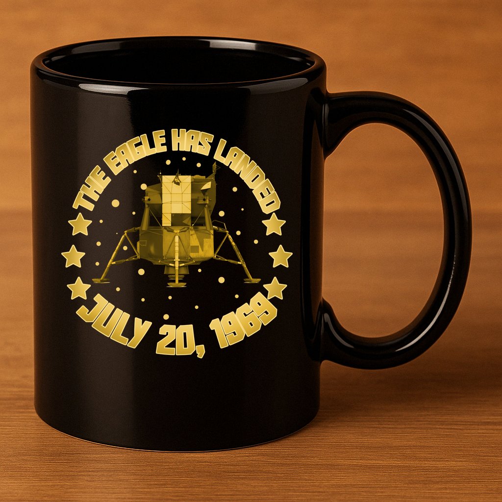 The Eagle Has Landed July 20 1969 11oz C Handle Ceramic Mug