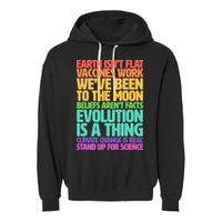 The Earth Isn't Flat Stand Up For Science Garment-Dyed Fleece Hoodie