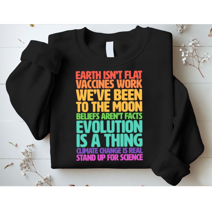 The Earth Isn't Flat Stand Up For Science Sweatshirt