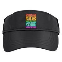 The Earth Isn't Flat Stand Up For Science Adult Drive Performance Visor