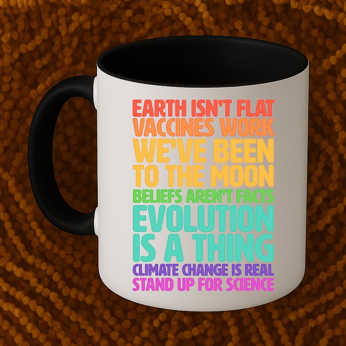 The Earth Isn't Flat Stand Up For Science Mug