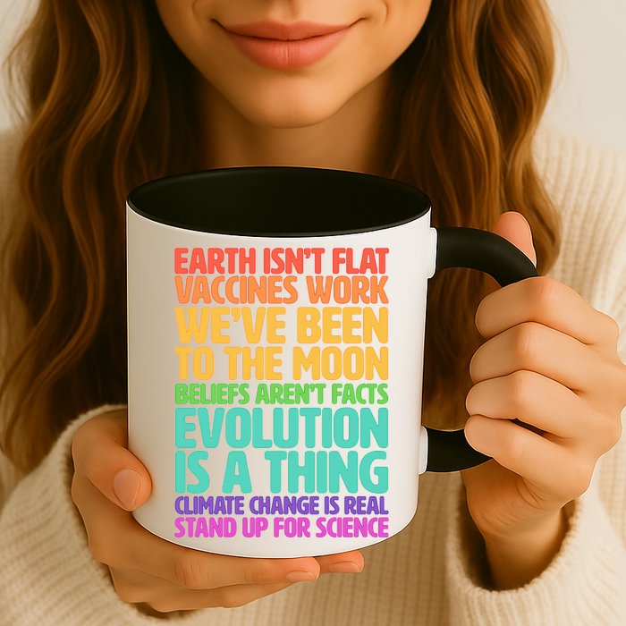 The Earth Isn't Flat Stand Up For Science Mug