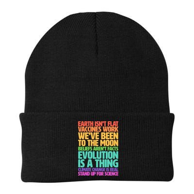 The Earth Isn't Flat Stand Up For Science Beanie