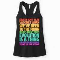 The Earth Isn't Flat Stand Up For Science Womens Tank Top