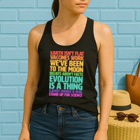 The Earth Isn't Flat Stand Up For Science Womens Tank Top