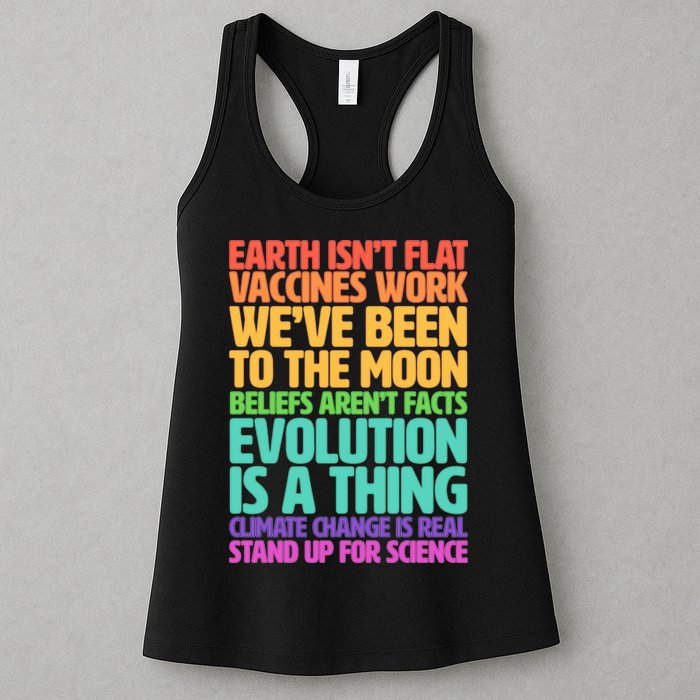 The Earth Isn't Flat Stand Up For Science Womens Tank Top