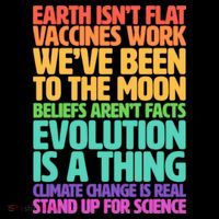 The Earth Isn't Flat Stand Up For Science Toddler Sweatshirt