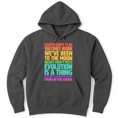 The Earth Isn't Flat Stand Up For Science Hoodie