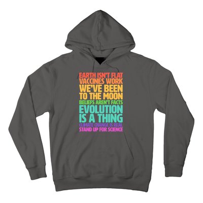 The Earth Isn't Flat Stand Up For Science Hoodie