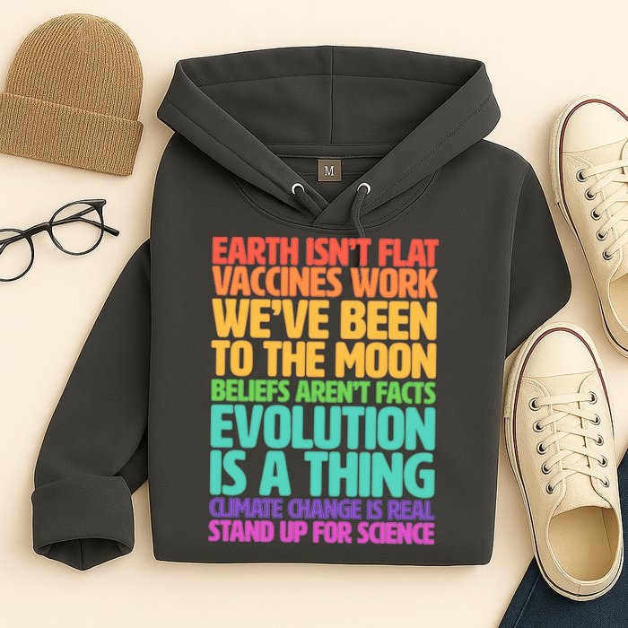 The Earth Isn't Flat Stand Up For Science Hoodie