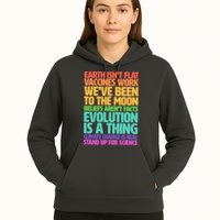 The Earth Isn't Flat Stand Up For Science Hoodie