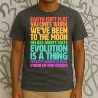 The Earth Isn't Flat Stand Up For Science T-Shirt