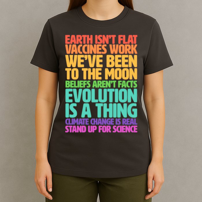 The Earth Isn't Flat Stand Up For Science T-Shirt