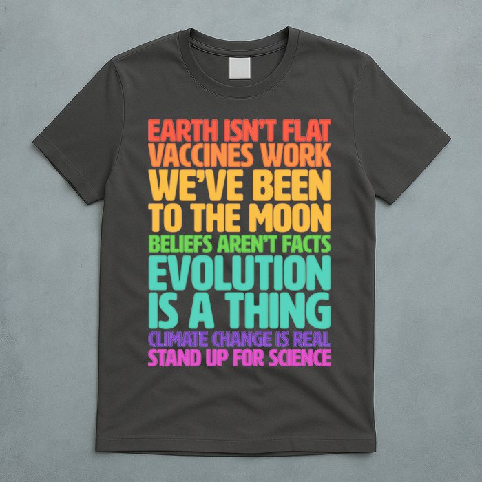 The Earth Isn't Flat Stand Up For Science T-Shirt