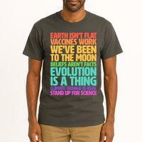 The Earth Isn't Flat Stand Up For Science Tall T-Shirt