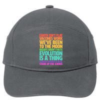 The Earth Isn't Flat Stand Up For Science 7-Panel Snapback Hat