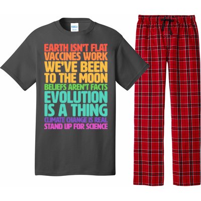 The Earth Isn't Flat Stand Up For Science Pajama Set