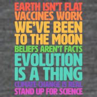 The Earth Isn't Flat Stand Up For Science Mousepad