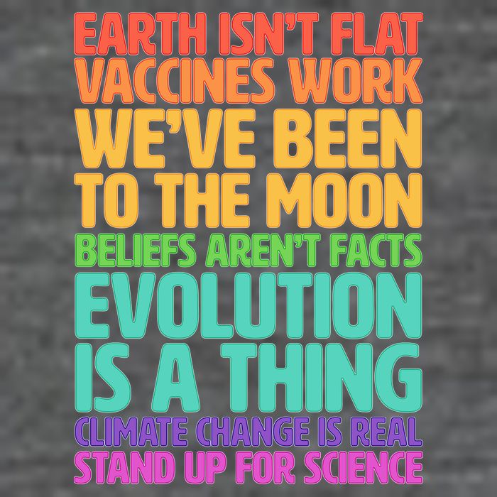 The Earth Isn't Flat Stand Up For Science Mousepad