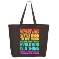 The Earth Isn't Flat Stand Up For Science 25L Jumbo Tote
