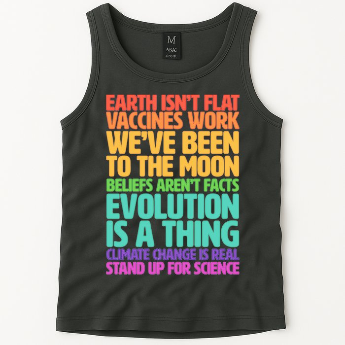 The Earth Isn't Flat Stand Up For Science Tank Top