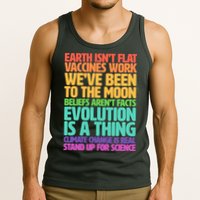 The Earth Isn't Flat Stand Up For Science Tank Top