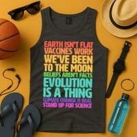 The Earth Isn't Flat Stand Up For Science Tank Top