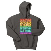 The Earth Isn't Flat Stand Up For Science Kids Hoodie