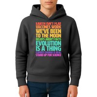 The Earth Isn't Flat Stand Up For Science Kids Hoodie
