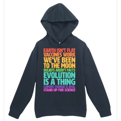 The Earth Isn't Flat Stand Up For Science Urban Pullover Hoodie