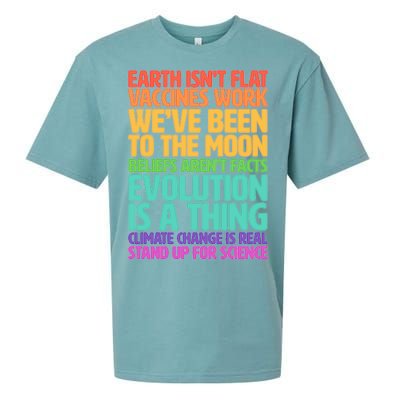 The Earth Isn't Flat Stand Up For Science Sueded Cloud Jersey T-Shirt