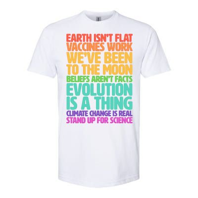 The Earth Isn't Flat Stand Up For Science Softstyle CVC T-Shirt