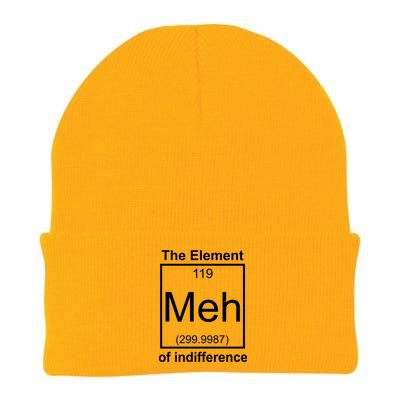 The Element Meh Of Indifference Knit Cap Winter Beanie