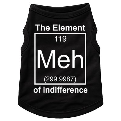The Element Meh Of Indifference Doggie Tank
