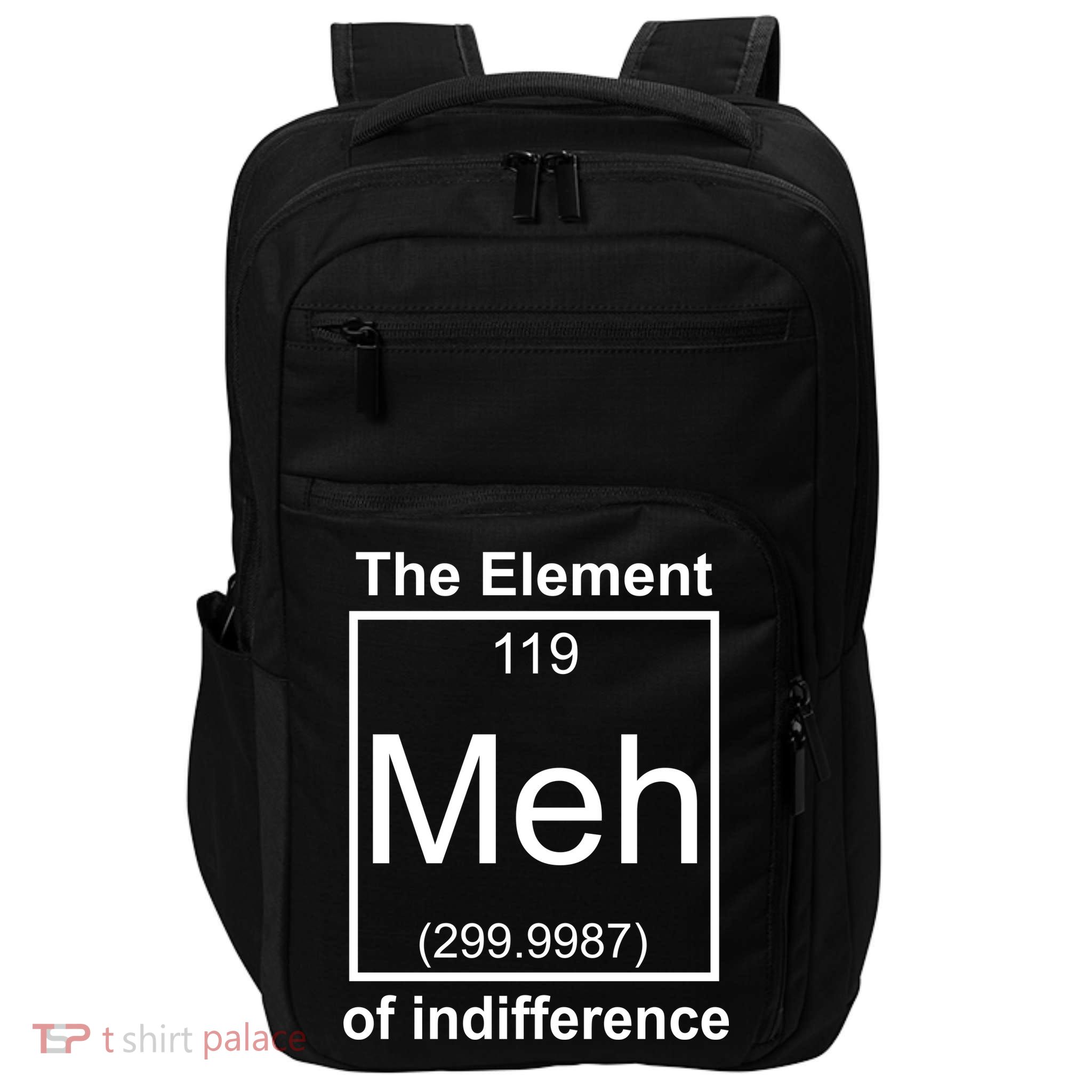 The Element Meh Of Indifference Impact Tech Backpack