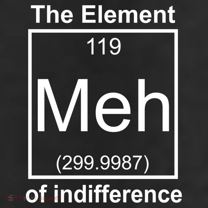 The Element Meh Of Indifference Beanie