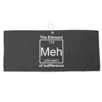 The Element Meh Of Indifference Large Microfiber Waffle Golf Towel